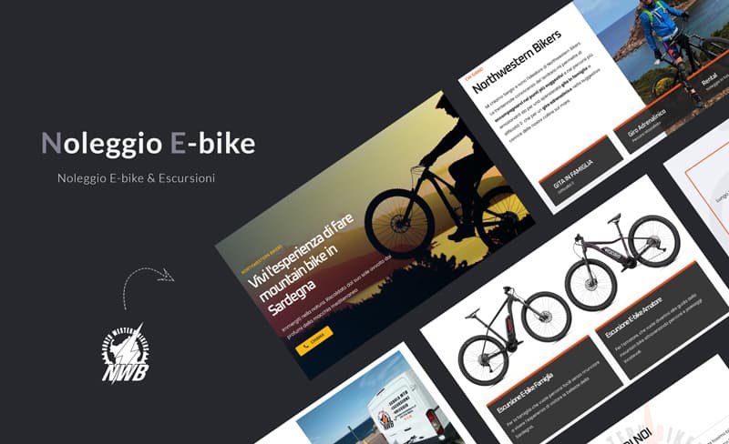 Realizzazione sito web per noleggio bici