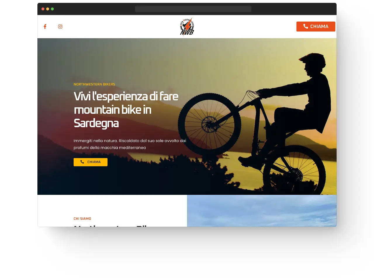 Realizzazione sito web per escursioni in e-bike